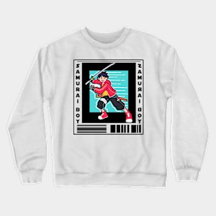 samurai boy Crewneck Sweatshirt